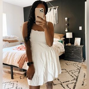 Cute white summer dress